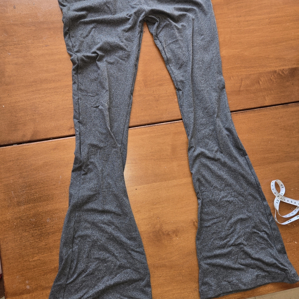Women's Gray Flare Leggings